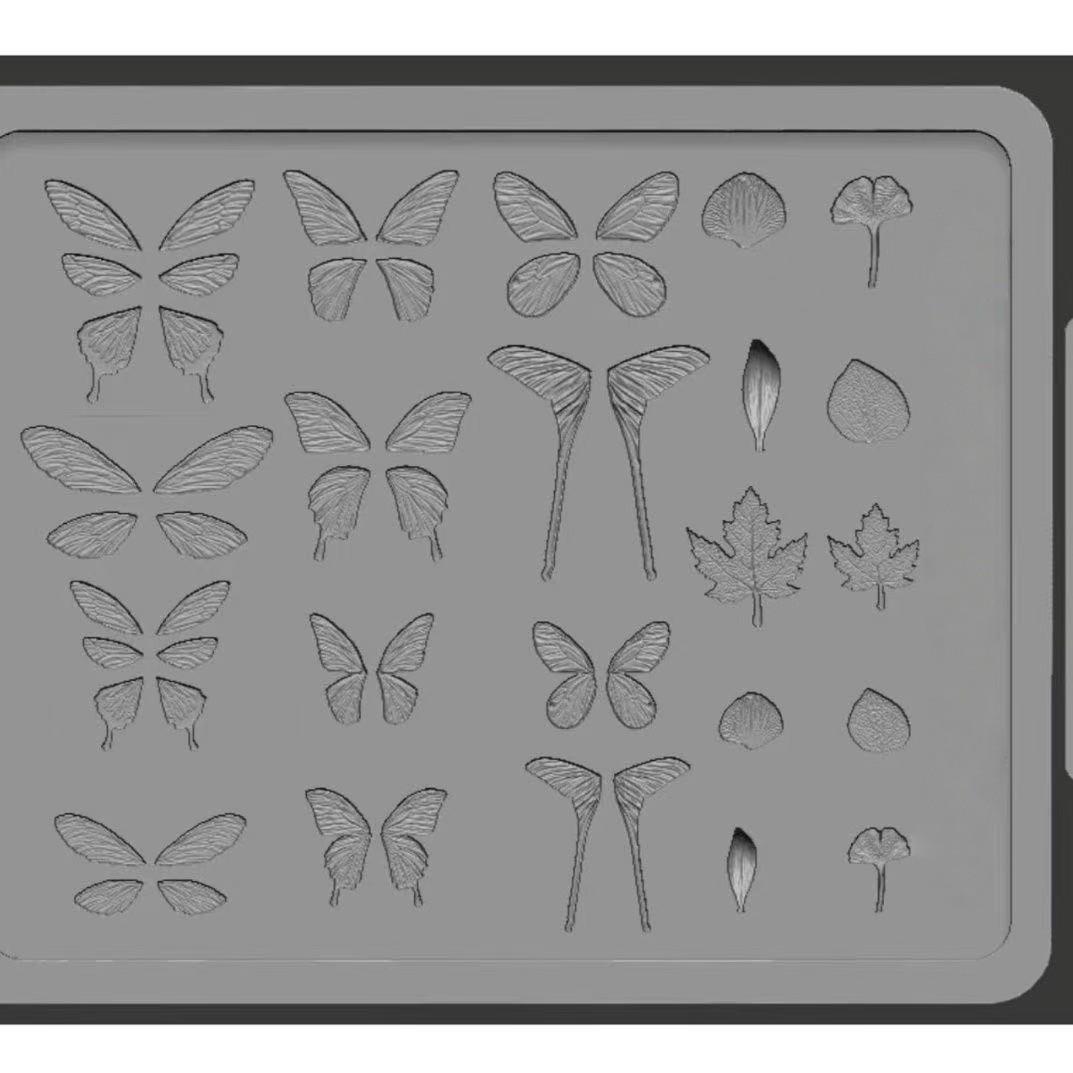 Ultra-Thin Butterfly High Transparency Nail Art Mold