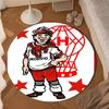 Club Atletico  Round mat, Anti-slip Circle Carpet Chair rug For livingroom,Bedroom, doormat home decor Gift Christmas Gifts