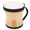 Hand Drum Kit Wood Sheepskin Top Professional Percussion Instrument Drum with Stick Black