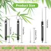 Titanium Alloy Telescopic Toothpick Keychain Pendant Gift Fruit Fork Camping Pocket Toothpick Holder Unpacking Tool
