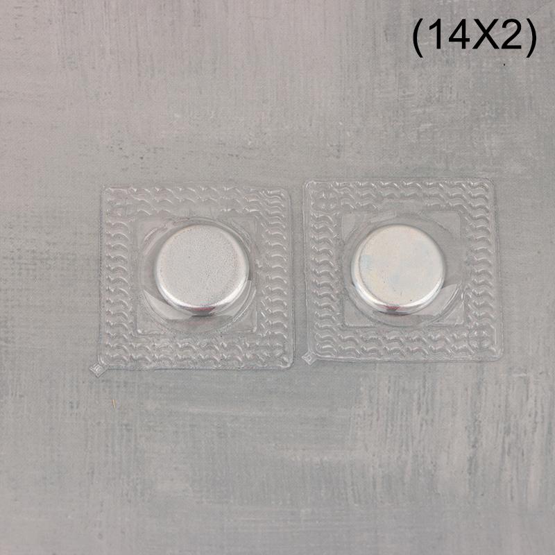 

5 пар ПВХ Невидимі Приховані Металеві Міцні Магнітні Кнопки-Застібки Невидима Пришивна Магнітна Магнітна Застібка Для Сумки Одягу 14x2mm