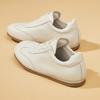 Women's Autumn Sneakers Women's Sports Shoes New Leather White Shoes Cowhide Versatile Casual Sports Board Shoes Woman