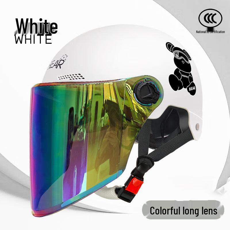 JINGRX All-Season 3C Certified Motorcycle & Electric Vehicle Helmet