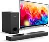 ULTIMEA Soundbar for TVs, 2.1-Channel Speakers with Subwoofer [3D Surround Sound & Enhanced Bass], 120W Peak Power Output, HDMI ARCAUXOptical