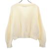 SNIDEL Langarm V-Ausschnitt Strickcardigan F Weiß-System Damen Gebraucht