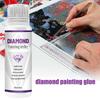 120ml 5d Diamonds Painting Art Glue Permanent Hold Shine Effect Puzzle Sealer Sticky Diamond Embroidery Glue Gel Accessories