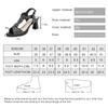 Fashion AIYUQI Sandals Women 2025 New Fashion Summer Sandals Women Open Toe Rhinestone High Heels Roman Shoes Women