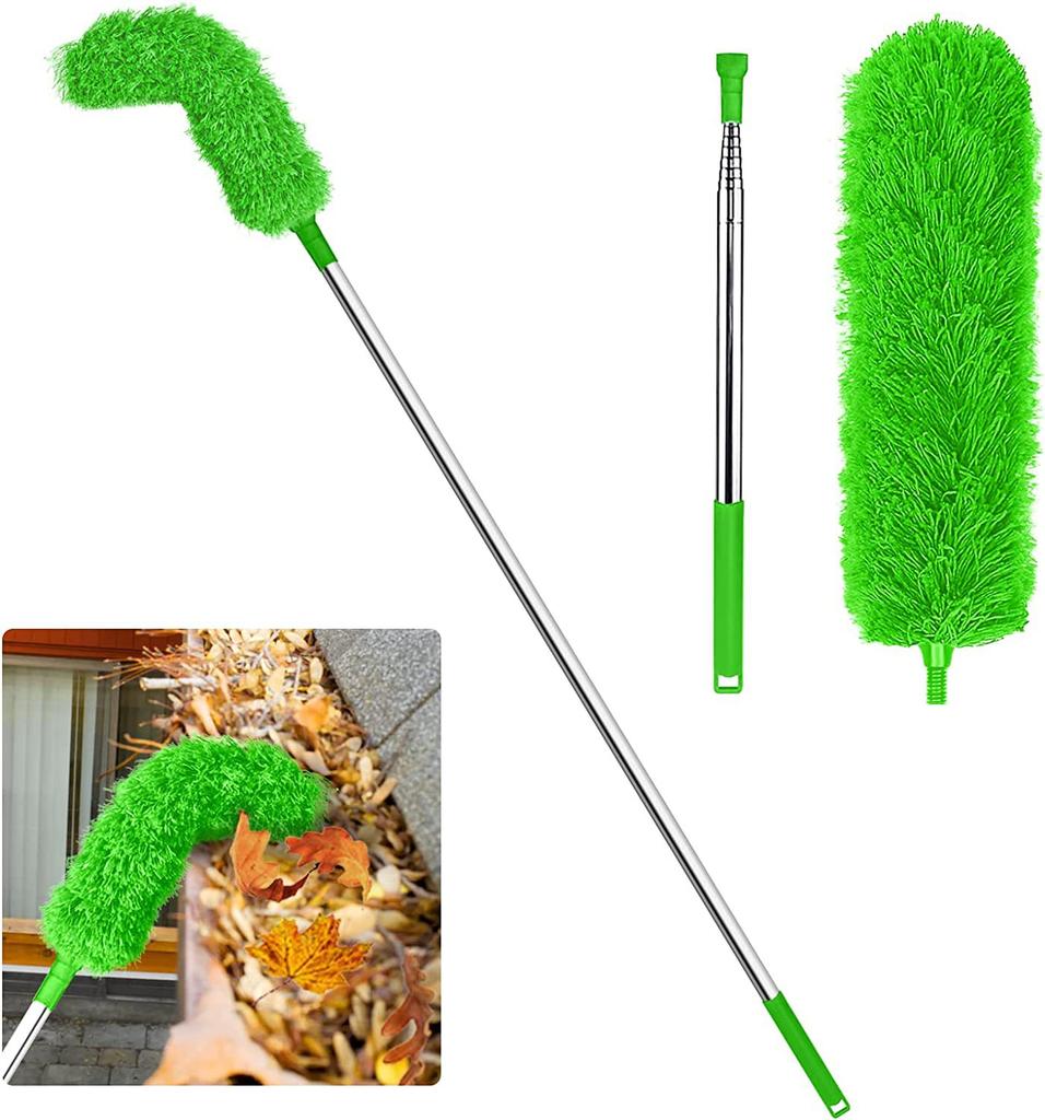 Drain gutter cleaning brush roof tool with telescopic telescopic rod 2.5 meters protection cleaning dust removal