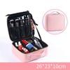 Hot Artist Carrying Case Waterproof Oxford Storage Travel Brush Organizer OEM Make up Case Makeup Cosmetic Bag With Hard Divider