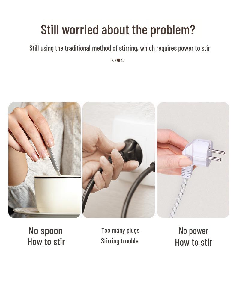 Automatic Electric Stirring Mug: Stainless Steel, Magnetic Rotation, Rechargeable for Coffee & Soy Milk