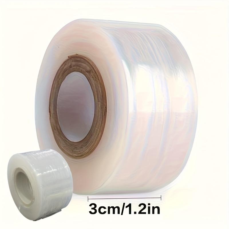 1 Rolle Selbstklebendes Pflanzenband für Baumveredelung, Verzweigung und Gartenstütze - Stark Nicht-Klebend, Flexibles Dehnbares Weißes Band