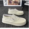 2025 Men Casual Canvas Shoes New Handsome Ultra Light Thick Bottom Rubber Sneakers Men Lazy Versatile Breathable  Shoes Summer