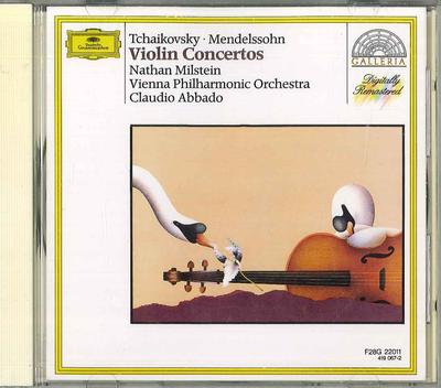 CD CLAUDIO ABBADO  Tchaikovsky  Mendelssohn Violin Co F28G22011 POLYDOR Japan Classical Used