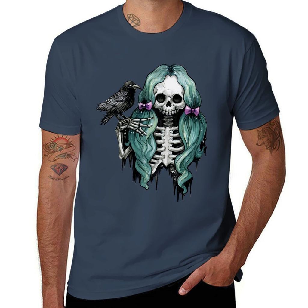 Nevermore Skully Fiend T-shirt T Shirt Custom Print Funny T Shirts Man Cotton T Shirts High Quality T-shirt