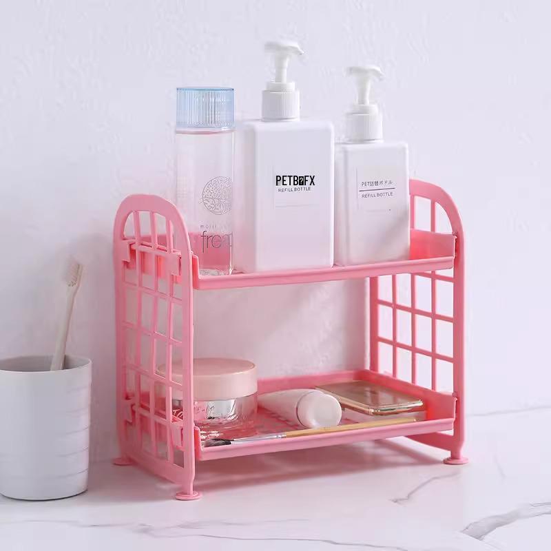 

Двухъярусный органайзер для стола: Компактная полка для общежития и офиса