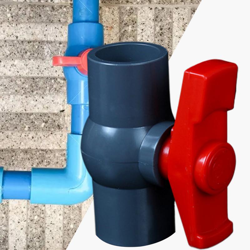 Shut-Off Ball Valve Multipurpose PVC Control Valve Slip Socket Ball Valve Effective Full Ball Valve Pipe Fittings For Home