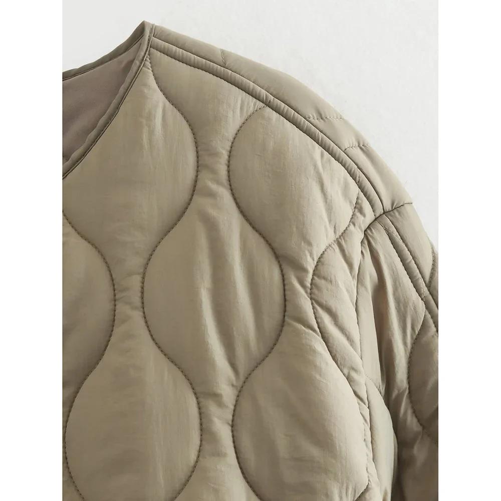 Vinter Vintage Løs Solid Langermet Kåpe Kvinner Uformell Elegant O-hals Enkelbreasted Tynt Yttertøy Kvinnelig Design Mote Varme Jakker Ny