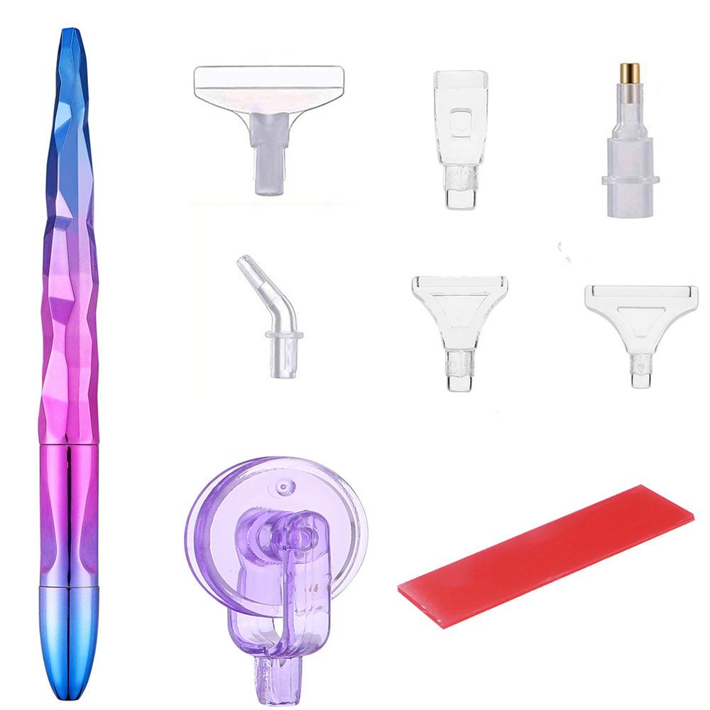 5D Matte Diamond Painting Pen Tool Point Drill Pens Roller Glue Clay Kits DIY Wheel Easy 5D Diamond Painting Cross Stitch Set