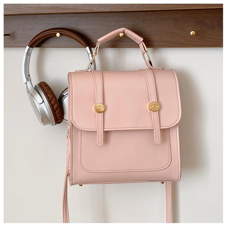 2023 Trendy Textured Casual Women's Backpack – Stylish and Simple Shoulder Bag