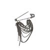 Ins Style Retro Pearl Fringed Pin Decoration Personality Temperament Japan And Korea Fashion Autumn And Winter New Coat Brooch Tide