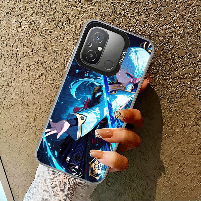 Genshin Impact Kamisato Ayaka Stoßfeste Handyhülle für Xiaomi Poco X7 X6 X5 X3 Pro F7 Ultra M8 Redmi 15C 15 14C 13C 12C 10C 13