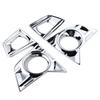 Car Front Fog Light Cover for Isuzu Dmax D-max 2025 2025 2025 Lamp Frame Decoration Sticker 4Pcs ABS Trim Styling Accessories
