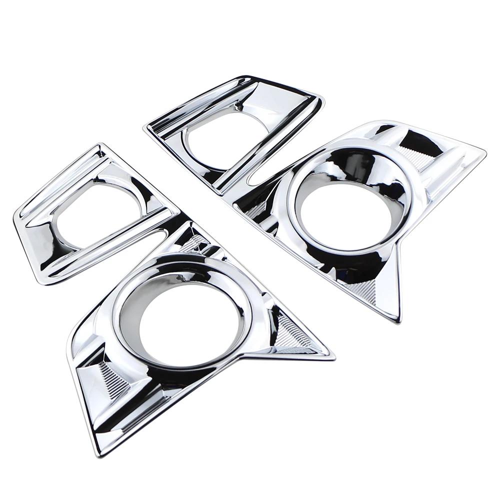 Car Front Fog Light Cover for Isuzu Dmax D-max 2025 2025 2025 Lamp Frame Decoration Sticker 4Pcs ABS Trim Styling Accessories