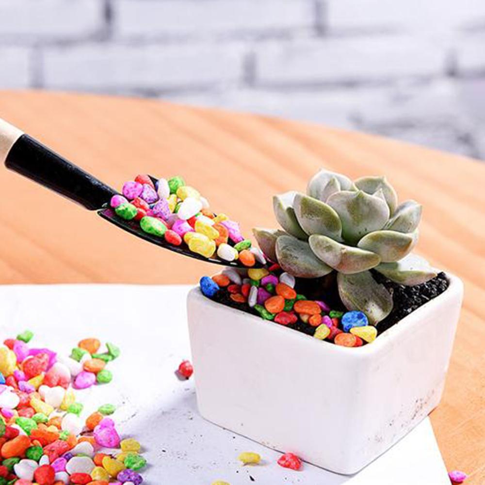 2.82oz Polished Pebbles, Decorative Colorful Small Rocks For Succulent Pot, Small Pebble Stone For Landscaping, Bonsai, Aquarium