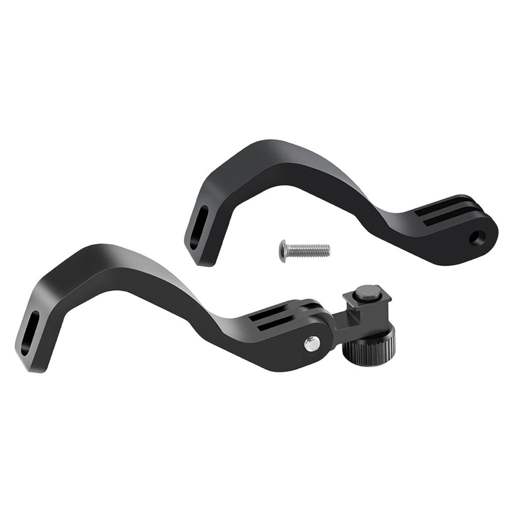 Folding Bike Fork Mount Headlight Bracket Aluminum Alloy Bicycle Light Extender Holder for Enhanced Visibility
