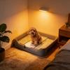 Dog Toilet Bedpan with Scoop Anti Splashing Pet Pee Potty Tray for Small and Medium Dogs