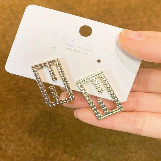 Koreanische Perlen Liebes Quasten Ohrringe Damen Langer Stil Wildes Gesicht Dünn Zwei-Wege Stecker Exquisit Elegant Mode Stecker