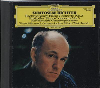 CD RICHTER (SVIATOSLAV), RACHMANINOFF, - Rachmaninoff / Piano Concerto No. 2 POCG4030 Japan Classical Used