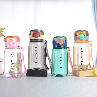 400ml Sports Water Bottle Outdoor Water Bottle With Rope Plastic Portable Water Cup Dinkware Camping Bike Bottle My Drink Bottle