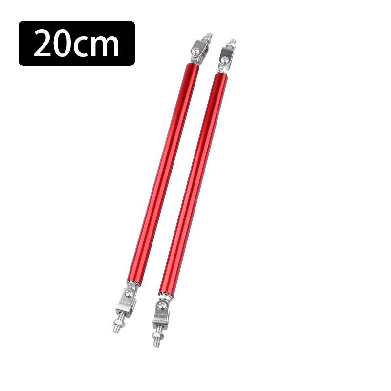 2X Universal Racing Ρυθμιζόμενο Σετ Μπάρα Στήριξης Διαχωριστή Χείλους Μπροστινού Πίσω Προφυλακτήρα Racing 75mm/100mm/150mm/200mm Στυλ Αυτοκινήτου Tunning