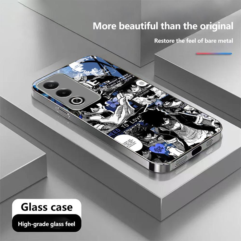 

Чехол для телефона N208 Touya Shoto для iPhone 16 15 Pro Max 8 Plus Samsung S24 S23 Ultra A54 A35 A25 Redmi Note 13 12 Pro с покрытием из закаленного стекла Infinix Smart 9