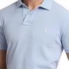 Polo Ralph Lauren Solid Logo Slim Fit Polo Shirt Men Tops Light-Blue 710680784-425