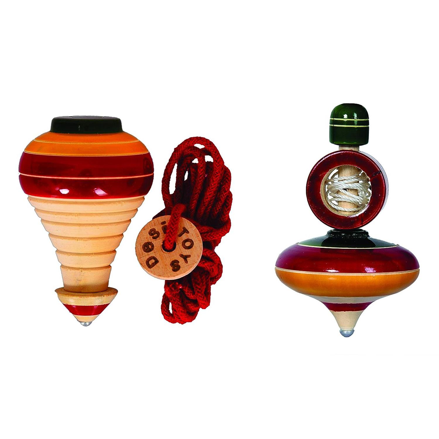 

Волчки Desi Toys | Латту | Бхавра | латто | Упаковка из 2 шт.