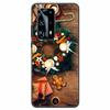 Christmas Phone Cases For Huawei P40 P20 Pro P40 P20 Lite P40 P20Case Black Silicone TPU Soft Cover Santa Claus TPU Bumper Funda