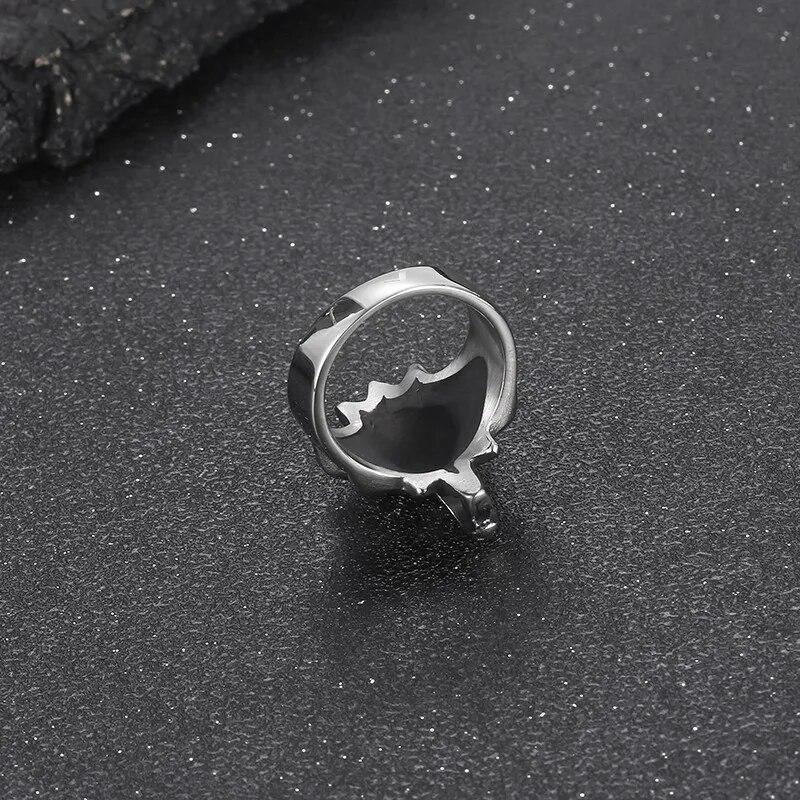 Nerezový prsten s krychlovou lví hlavou pro muže Jednoduchý personalizovaný zvířecí koktejl Šperky Punk Halloweenský prstový doplněk