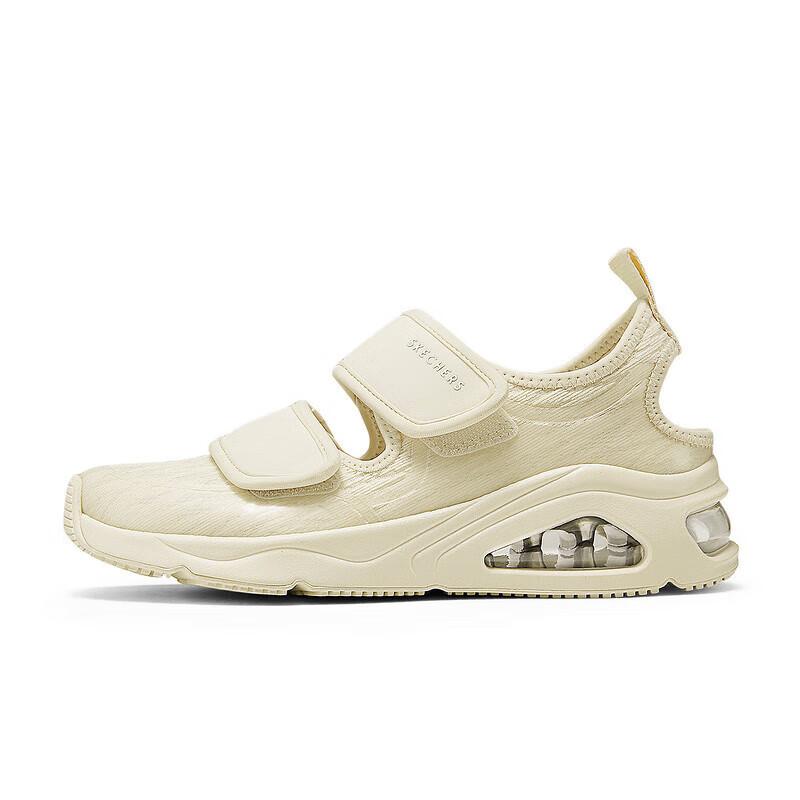 Skechers Street Tres-Air Uno Comfortable Fashion Mary Jane Low-Top Casual Shoes Women sneaker Beige 177406-NAT 37