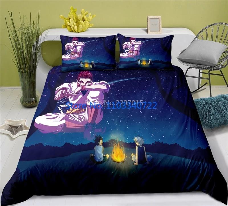 

Anime HUNTER X Printed Bedding Set Duvet Cover Set 3D Print Comforter Cover Bedclothes Bedding Sets Bedroom Decor Child 120x150cm