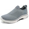 Skechers Go Walk 7 Trendy Durable Low-Top Running Shoes Men Sneakers Gray 216634-GRY