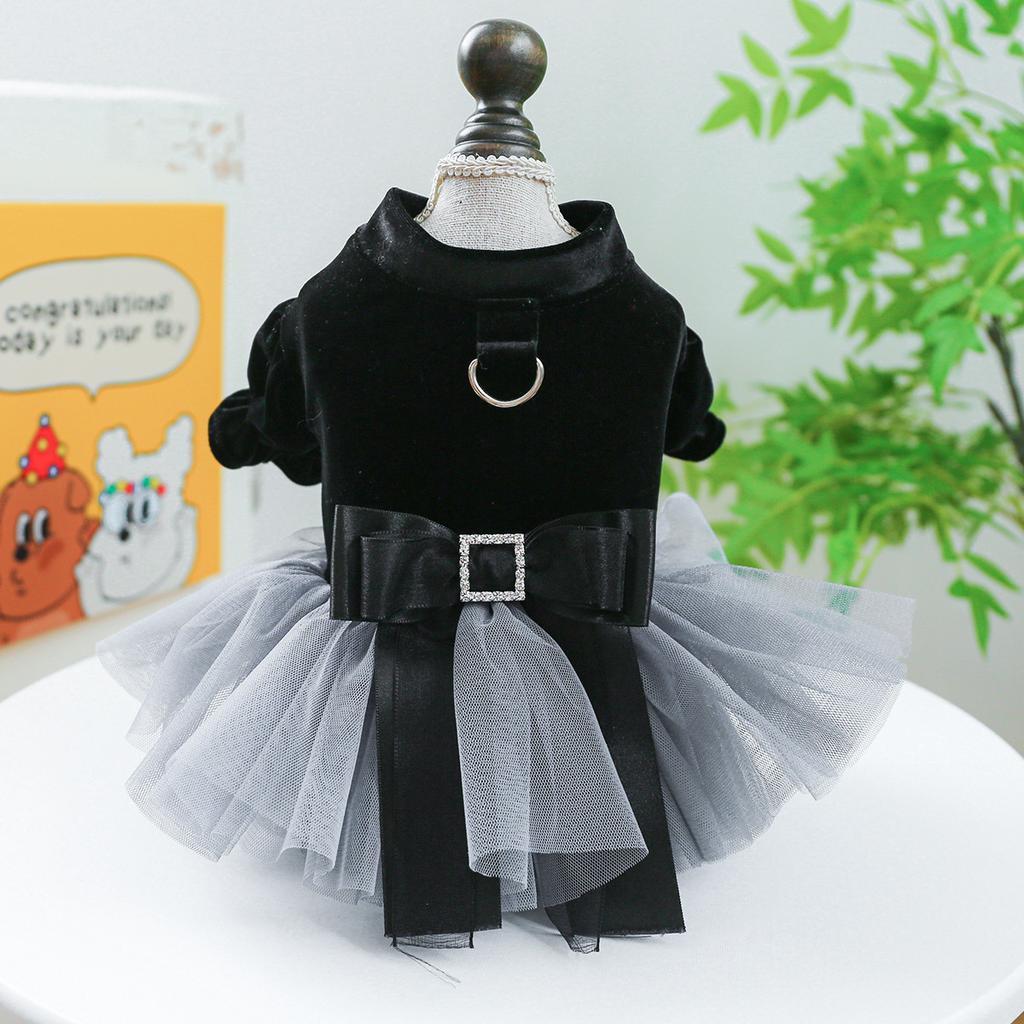 Wholesale Pet Dresses Spring Summer Thin Dog Cat Wedding Gown Dress Dog Clothes for Small Dogs Designer Dog Clothes