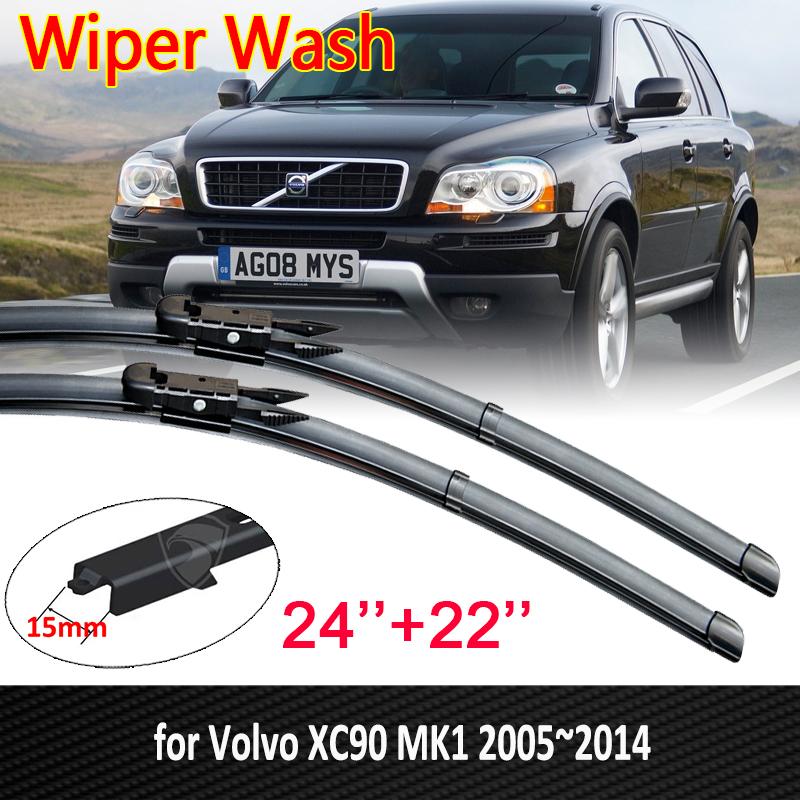 

Car Wiper Blades for Volvo XC90 2005~2014 MK1 2006 2007 2008 2009 2010 2011 Front Windscreen Windshield Wipers Car Accessories LHD