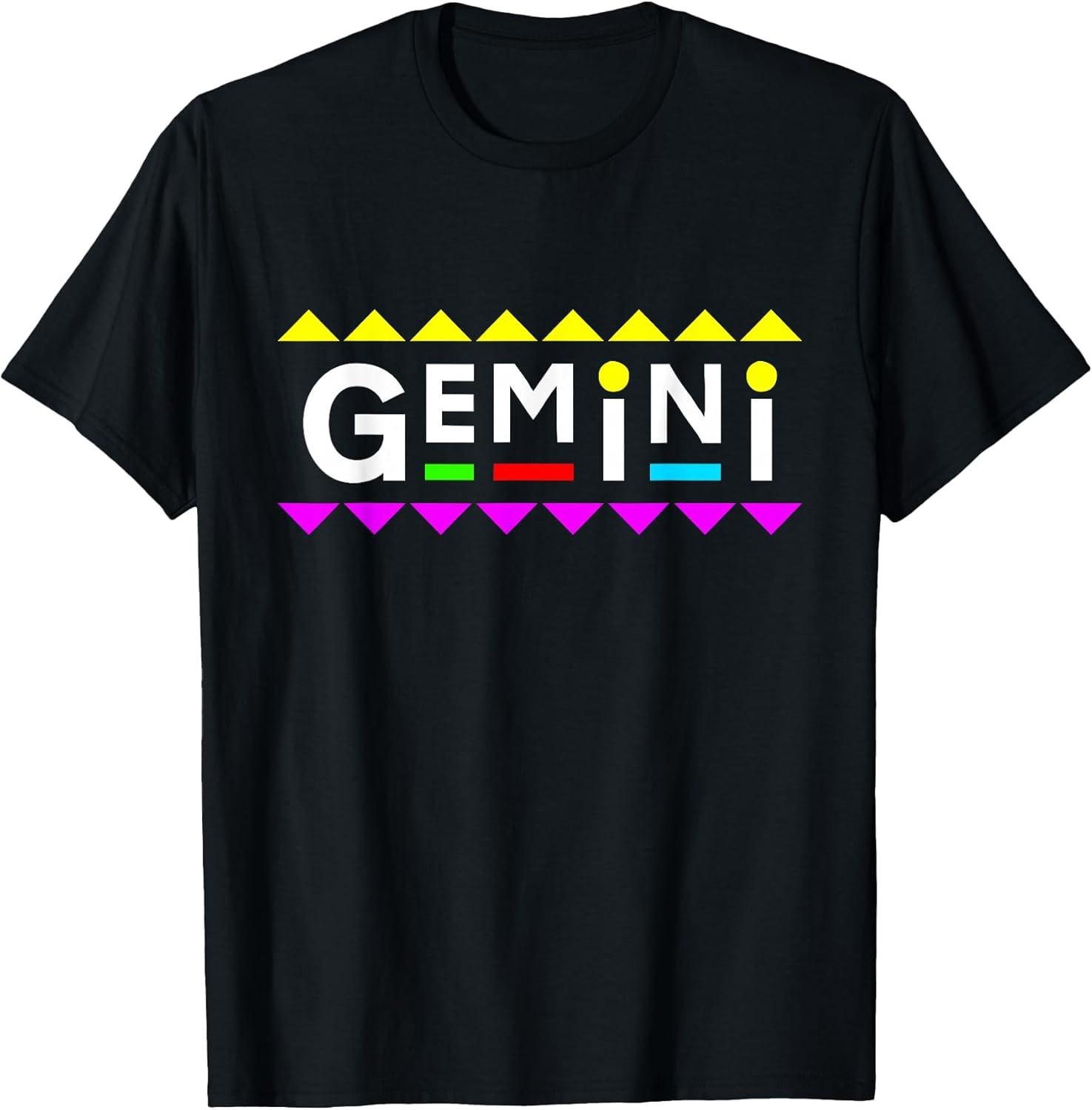 BEST! Gemini Zodiac Design 90s Style Tee S-3XL S