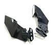 Carbon Fiber Style Adjustable Side Wing Spoiler Fairing With Rear View Mirrors For Honda Kawasaki Suzuki BMW Yamaha