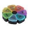 New Portable Weekly Pill Organizer 7 Days Medicine Pill Box Small Travel Vitamin Cases Container Storage Tablet Fish Oils Tools