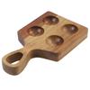 Compact Dimensions Egg Holder For Kitchen Japanese Wooden Egg Tray