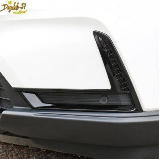 For  Honda CR-V CRV ABS Bright Black Look Front Fog Light Lamp Cover