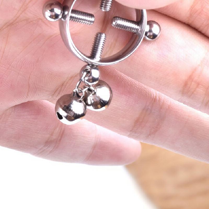 1 pieza de anillo protector de pezón falso redondo sin perforación, joyería sexy para piercing en el cuerpo del pecho